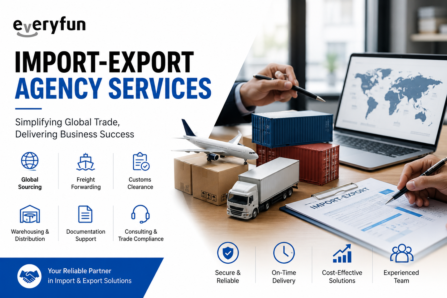 EVERYFUN Import-Export Agency, Global Trade Coordination & Cross-Border Logistics Services