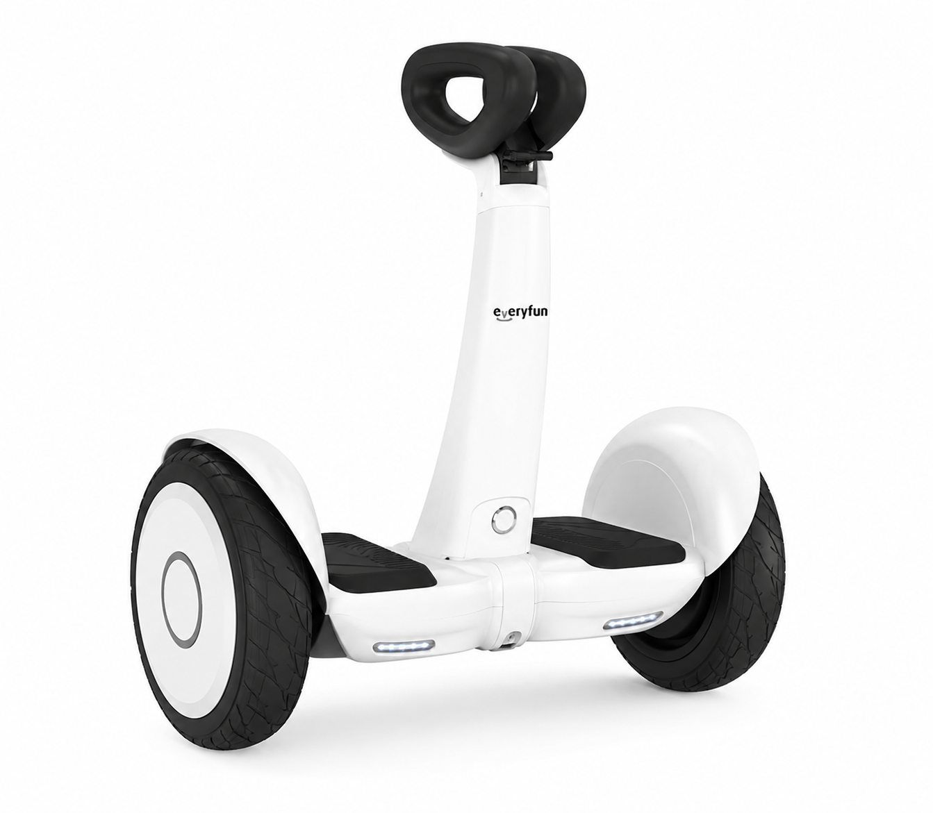 EVERYFUN Self-Balancing Two-Wheeled Electric Scooters, 72Wh Personal Transporter with Self-Balancing Technology, Up to 7.75 Miles Range, 7.75 MPH Max Speed and Intelligent Protection, White