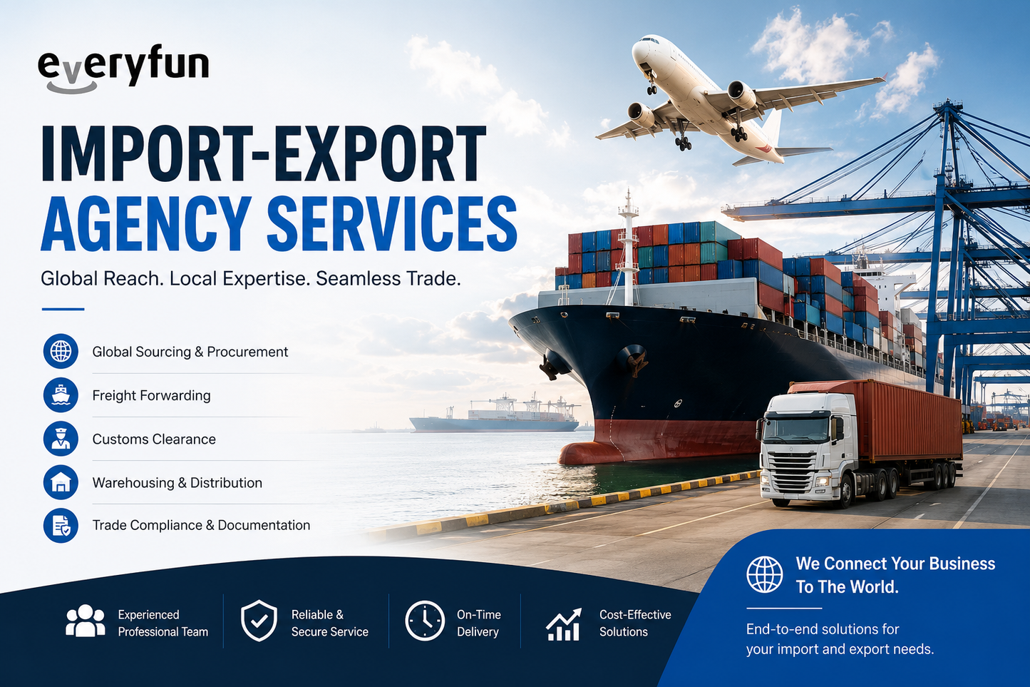EVERYFUN Import-Export Agency, Global Trade Coordination & Cross-Border Logistics Services